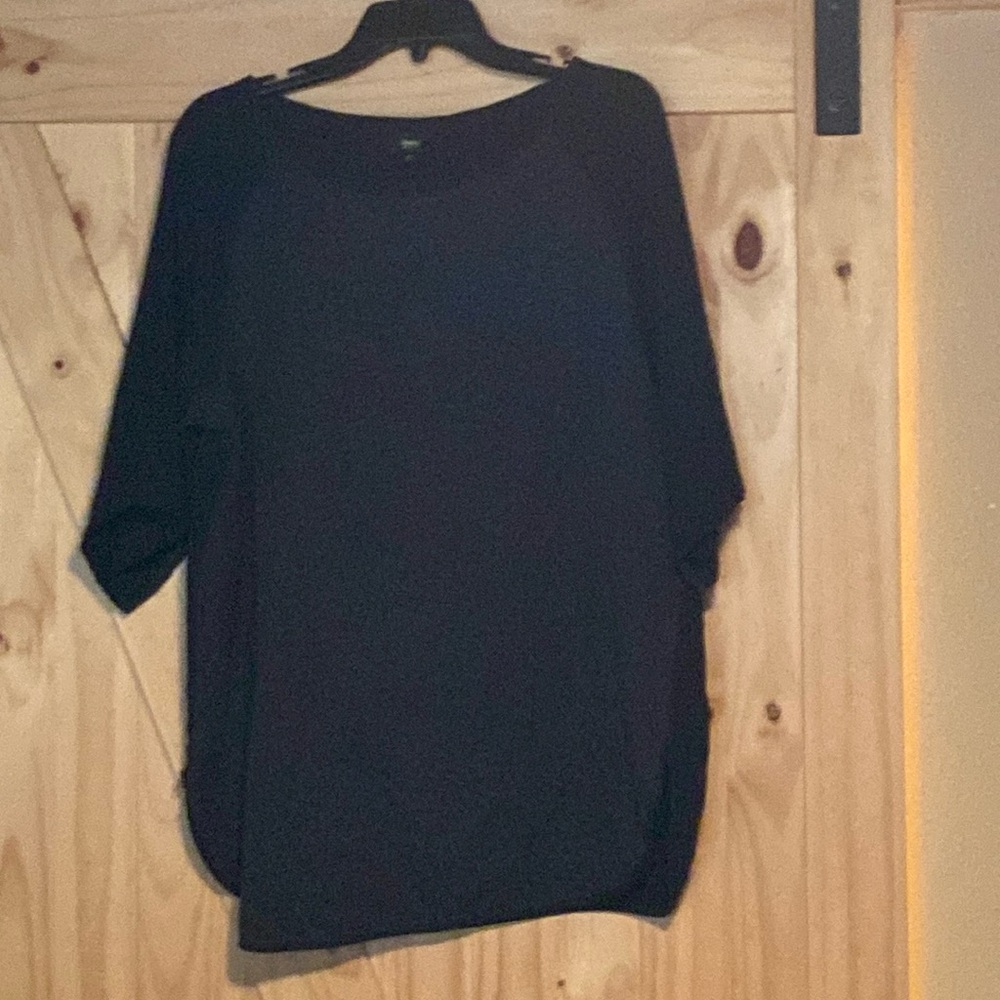 Black Leopard Blouse